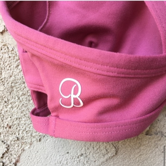 RARE Bombshell Sportswear SET Sexy Back Leggings and Bra Blush Size XS - Picture 10 of 12